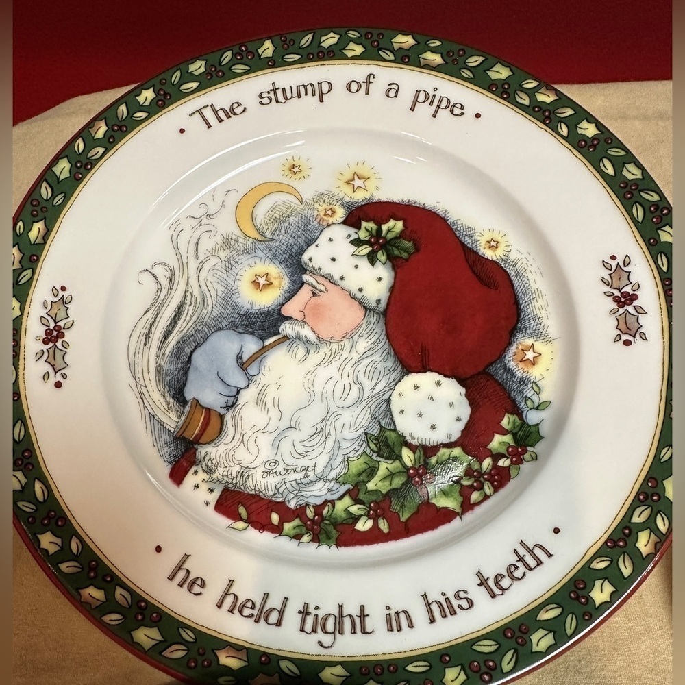 Portmeirion Studio “A Christmas Story” Series 3 Set of 4 Dessert Plates - Picture 4 of 12